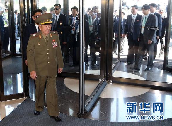 朝鮮高級代表團抵仁川與韓國統(tǒng)一部長共進午餐