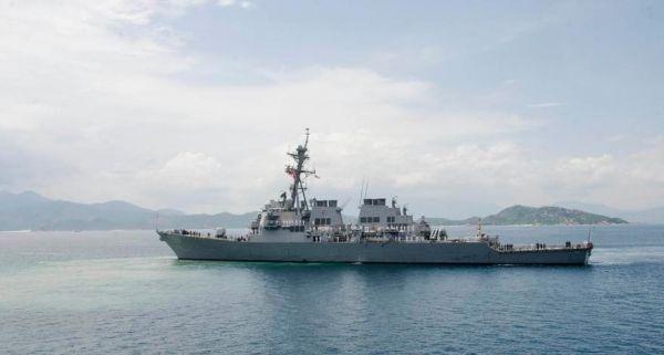 美軍艦越戰(zhàn)后首次?拷鹛m灣 加強美越海軍合作