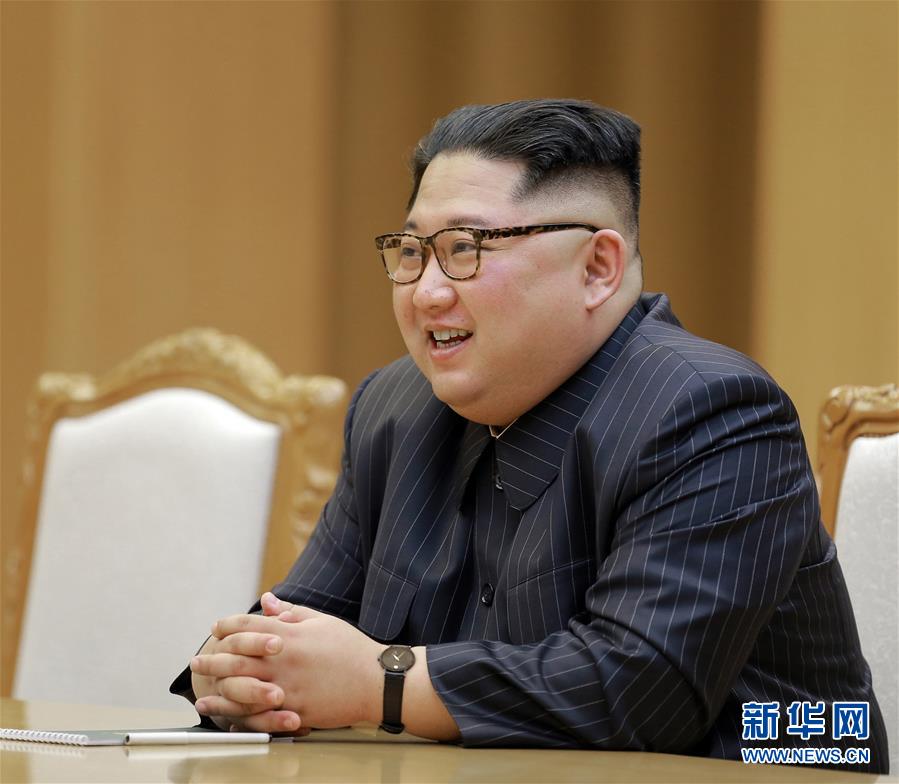(XHDW)(3)金正恩會見到訪的美國國務卿蓬佩奧